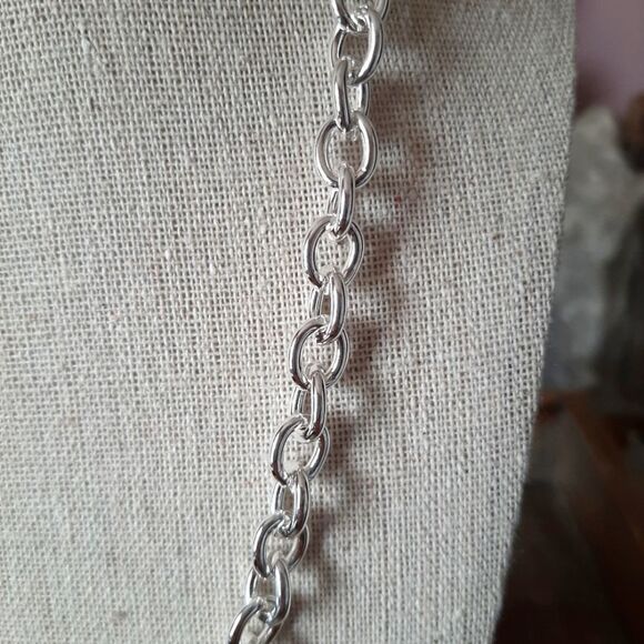 18" Sterling Silver Plated Chain Necklace - Picture 7 of 10